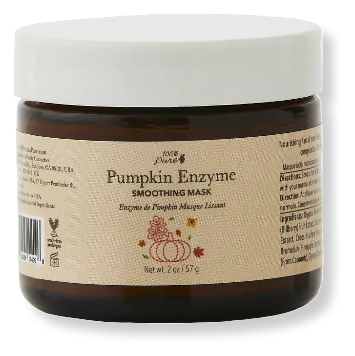 100% Pure Pumpkin Enzyme Smoothing Mask