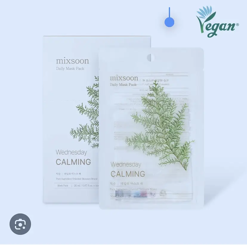 Mixsoon Mixsoon Daily Sheet Mask Wednesday- Calming