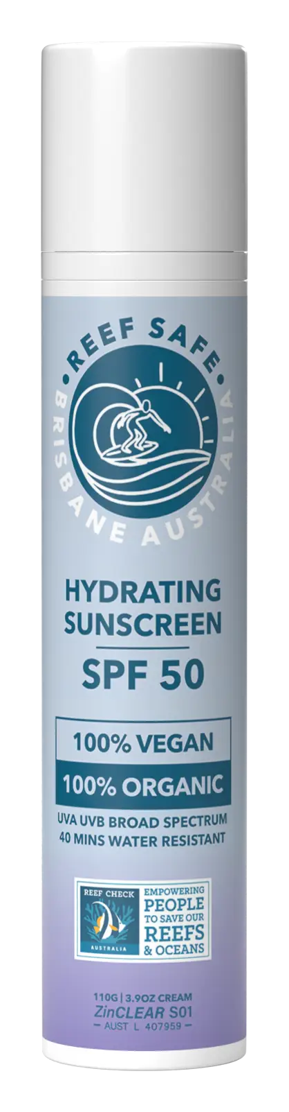 Reef Safe Zinc Hydrating Sunscreen SPF 50 Fair