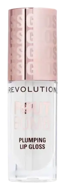 Revolution Beauty Pout Bomb Plumping Lip Gloss Glaze Clear