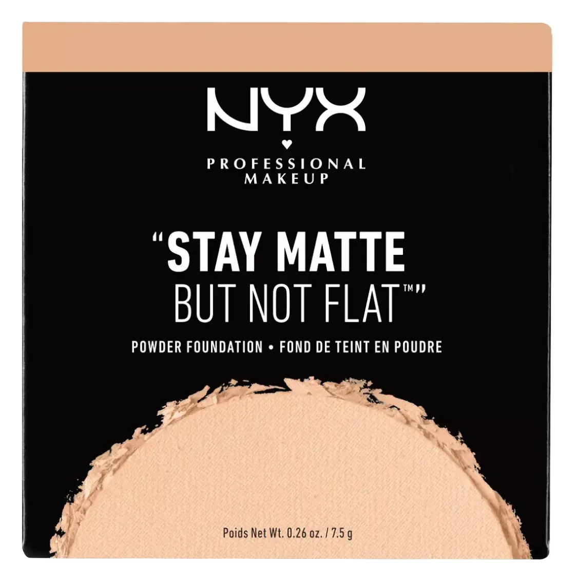 NYX Cosmetics Stay Matte But Not Flat Pressed Powder Foundation Beige