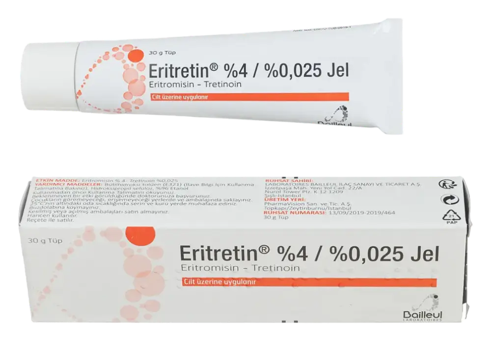 Laboratories Bailleul Eritretin %4 / %0.025 Jel