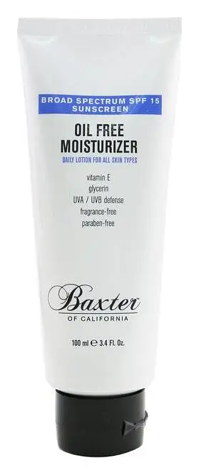 Baxter of California Oil Free Moisturizer Broad Spectrum SPF 15