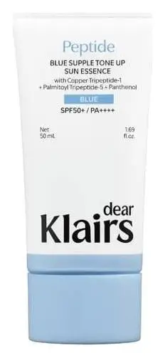 Dear, Klairs Blue Supple Tone Up Sun Essence SPF 50+