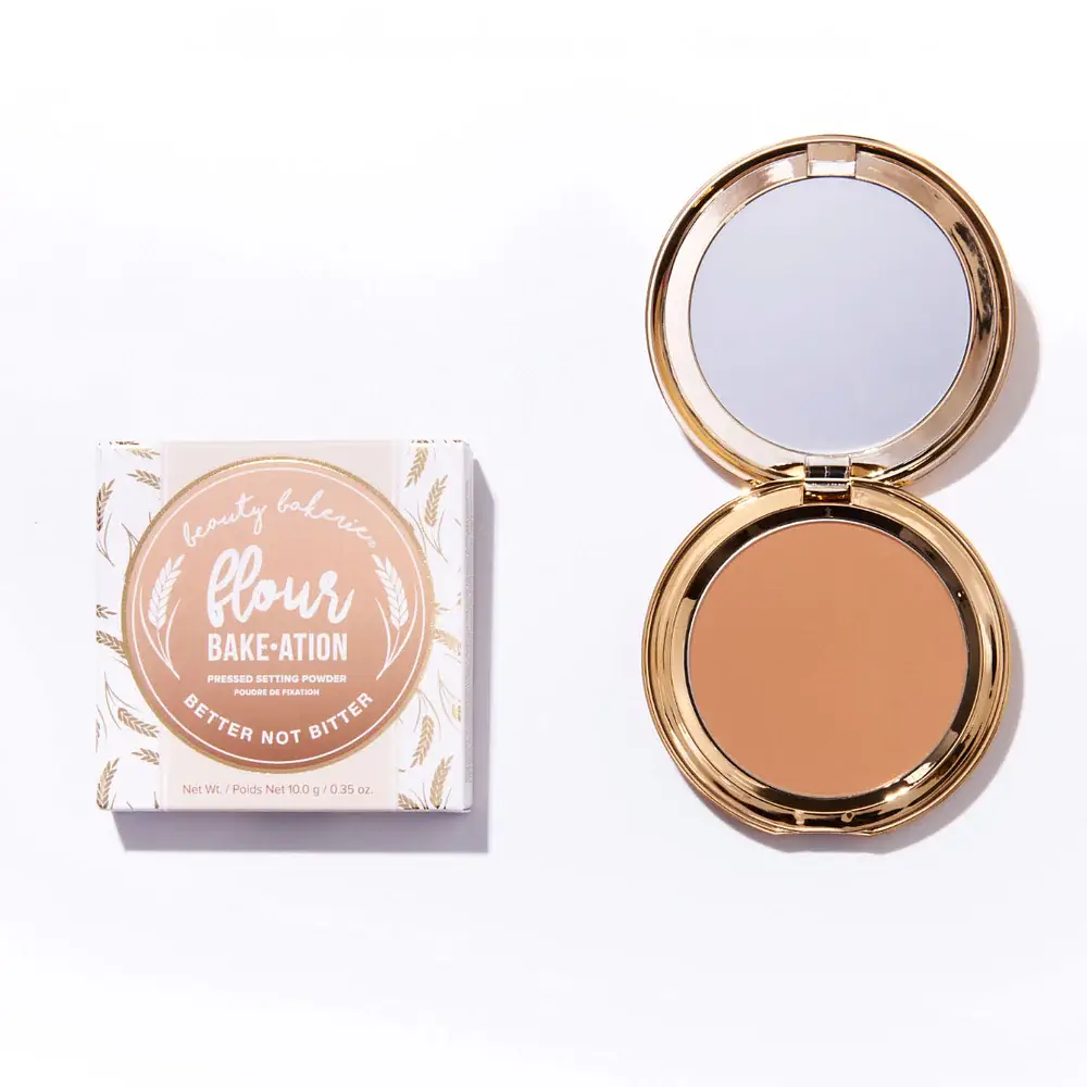 Beauty Bakerie Pressed Flour Setting Powder Almond (Chestnut)