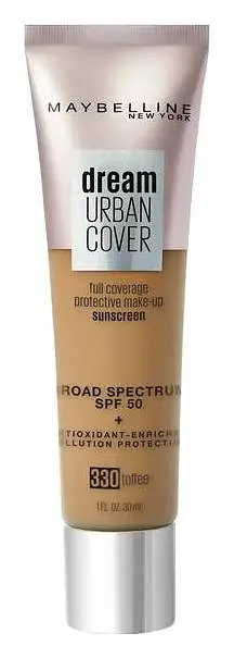 Maybelline Dream Urban Cover Foundation SPF50 330 Toffee