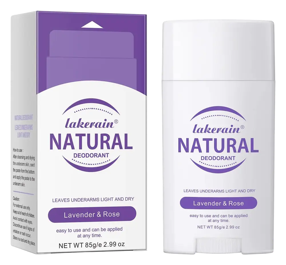 Lakerain Natural Deodorant Lavender & Rose