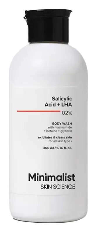 Minimalist Salicylic Acid + LHA 02% Body Wash