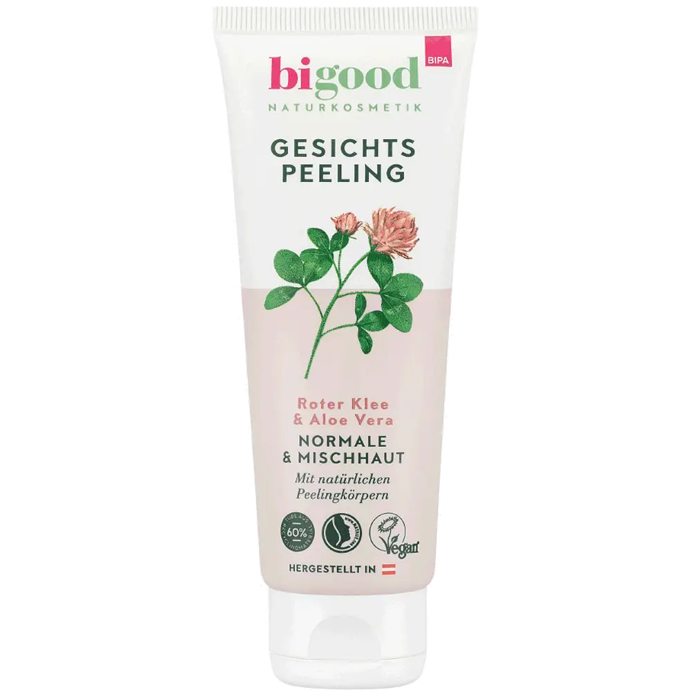 bigood Gesichts Peeling Roter Klee & Aloe Vera