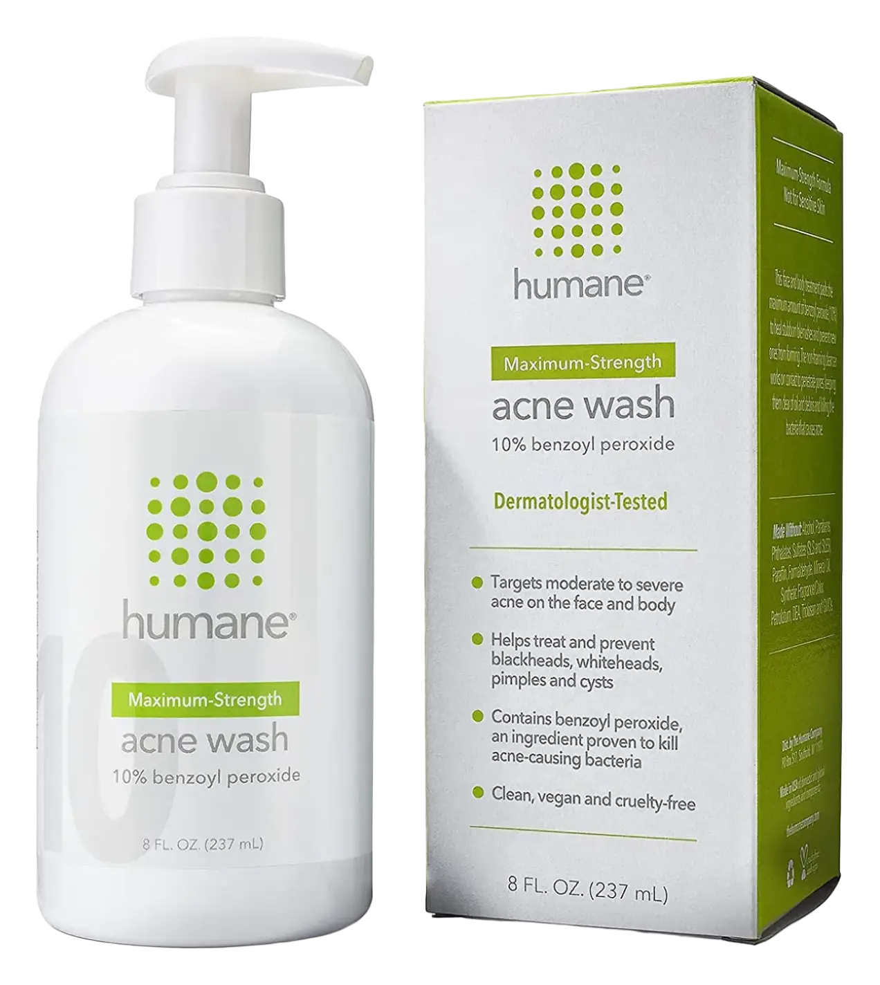Humane Maximum-Strength 10% Acne Wash