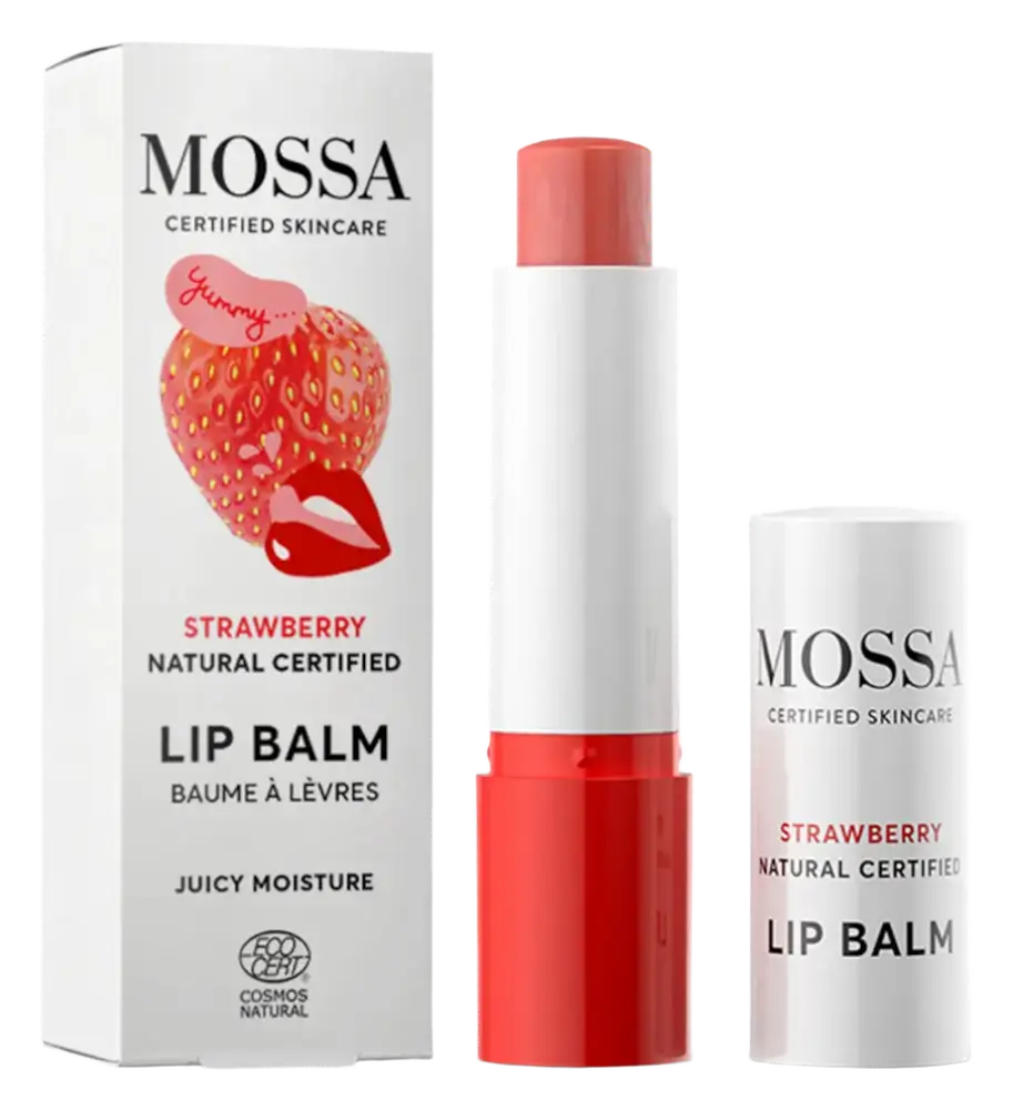 Mossa Juicy Moisture Lip Balm Strawberry