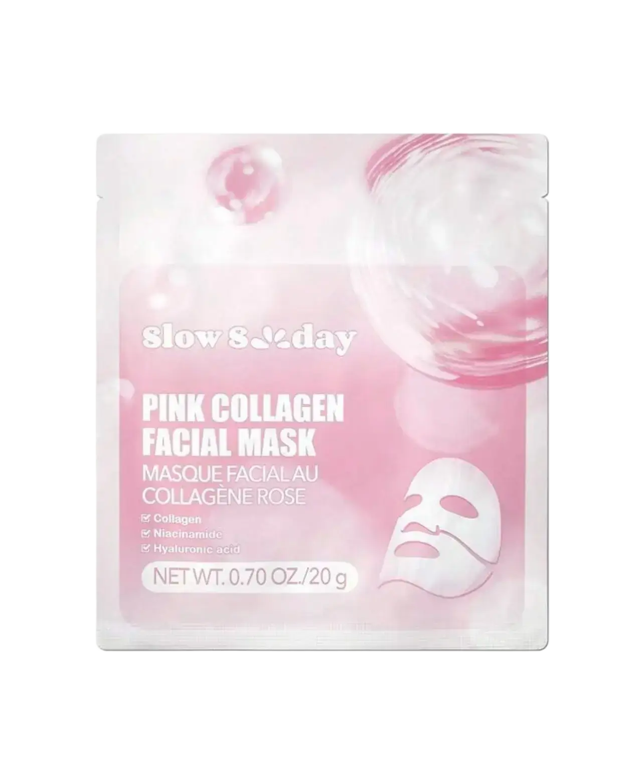 Slow Sunday Pink Collagen Facial Mask