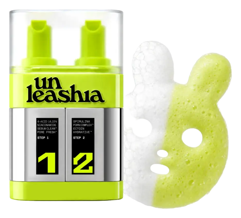 Unleashia 2-Step Zero Pore Overnight Bubble Serum Mask