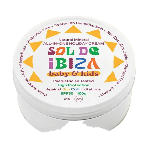 Sol De Ibiza Baby & Kids SPF30 Mineral All-In-One Holiday Cream
