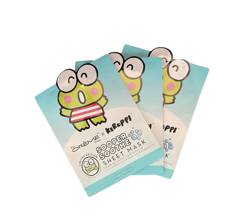 The Creme Shop Keroppi Sooper Soothe Sheet Mask