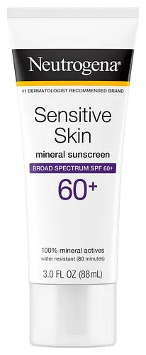 Neutrogena Sensitive Skin Mineral Sunscreen SPF 60+