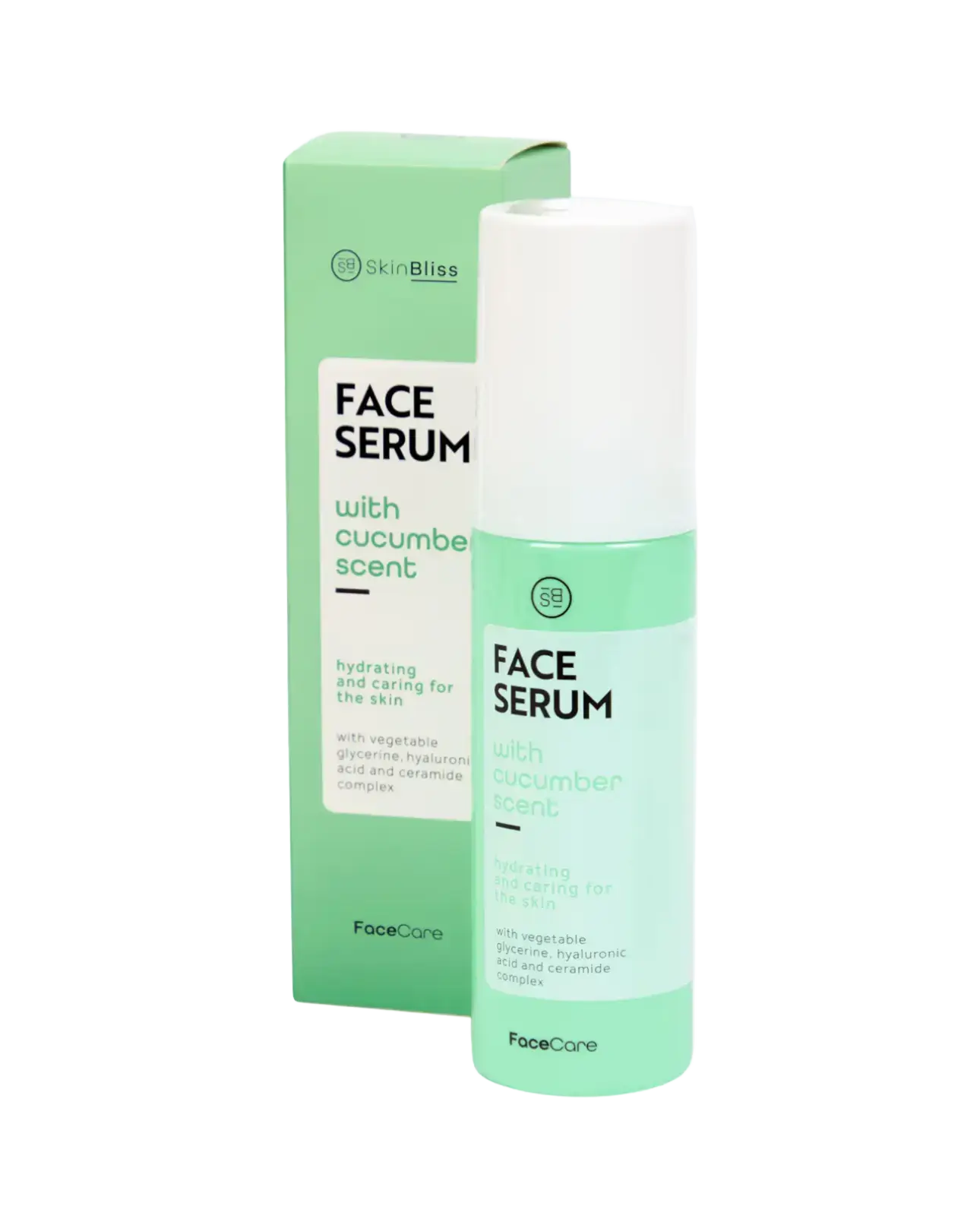 Skin Bliss Face Serum With Cucumber Scent