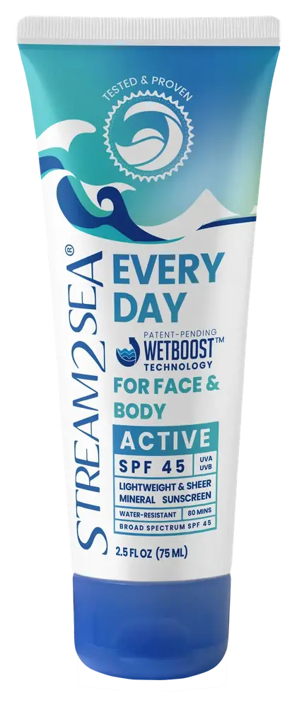 Stream2Sea Every Day Active Mineral Sunscreen SPF 45