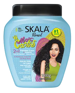 Skala #MaisCachos 2in1 Hair Treatment Conditioner for Curly Hair 35.2 oz North and South America