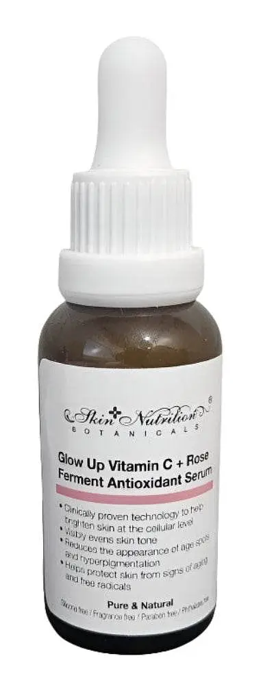 Skin Nutrition Botanicals Glow Up Vitamin C + Rose Ferment Antioxidant Serum