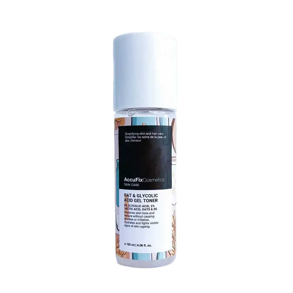 Accufix Cosmetics Oat & Glycolic Acid Gel Toner