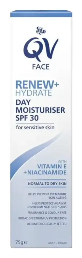QV Renew + Hydrate Day Moisturiser SPF30