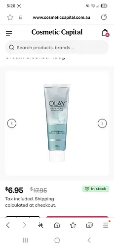 Olay Regenerist Luminous Brightening Cream Cleanse