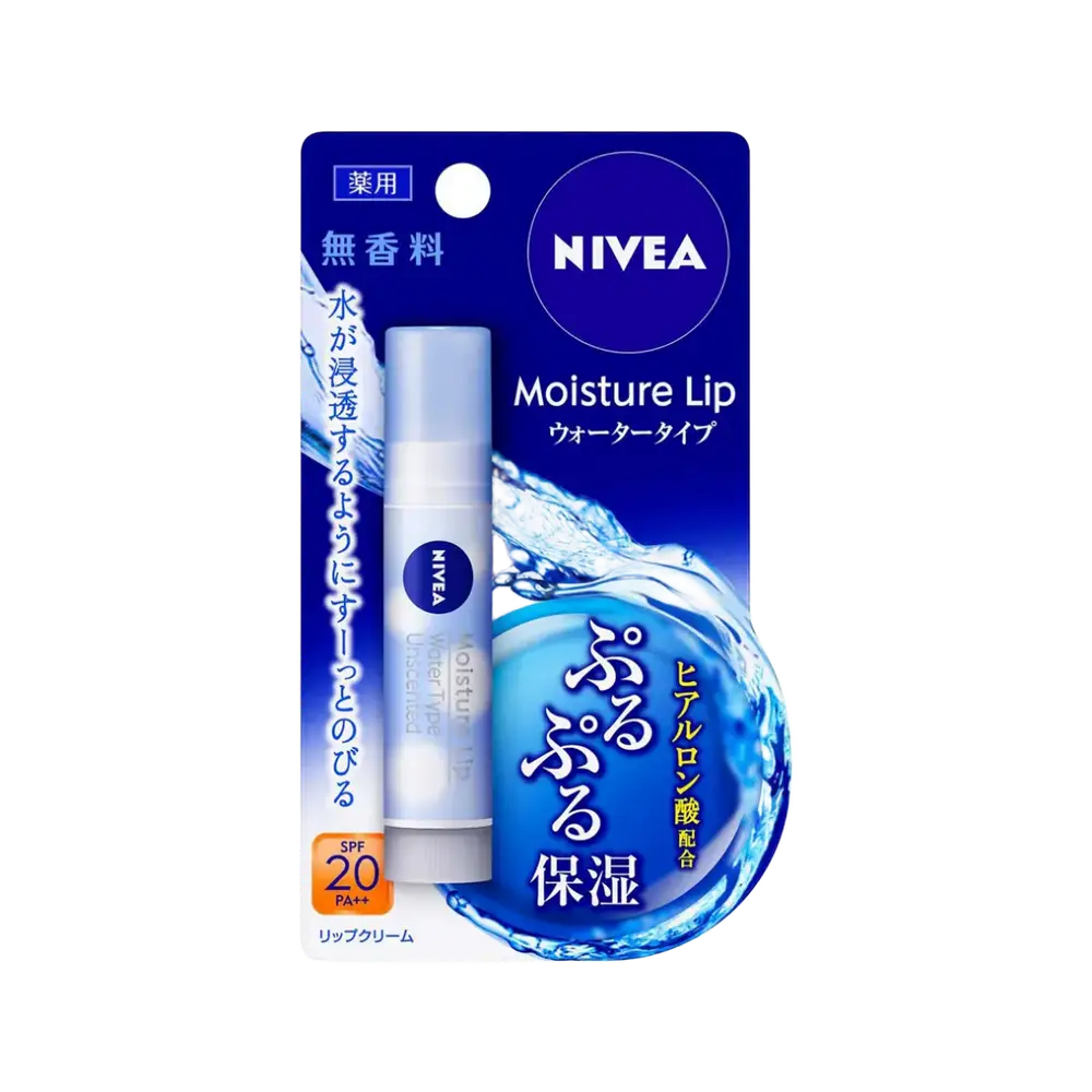 Nivea Moisture Lip Water Type Balm SPF 20 Unscented