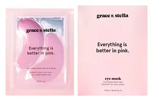 Grace & Stella Everything Is Better In Pink Eye Mask