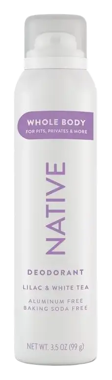Native Whole Body Deodorant Spray Lilac & White Tea