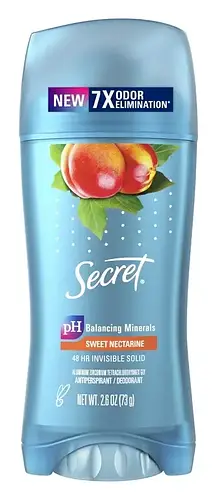 Secret Invisible Solid Antiperspirant Deodorant Sweet Nectarine