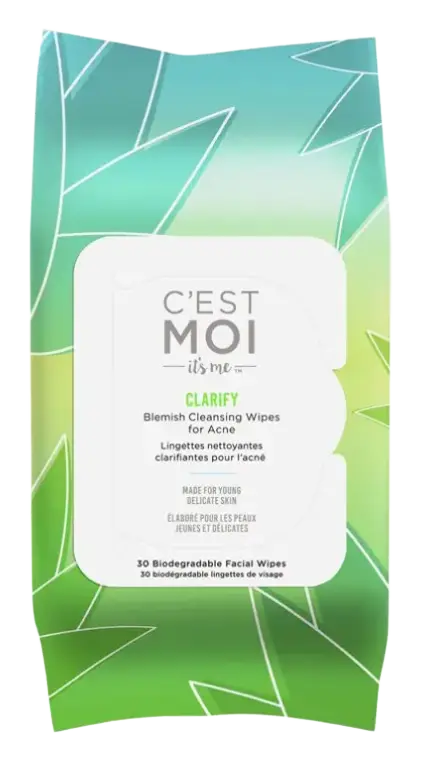 C’est Moi Clarify Blemish Cleansing Wipes for Acne