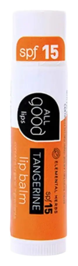 All Good Lip Balm with SPF 15 - Tangerine