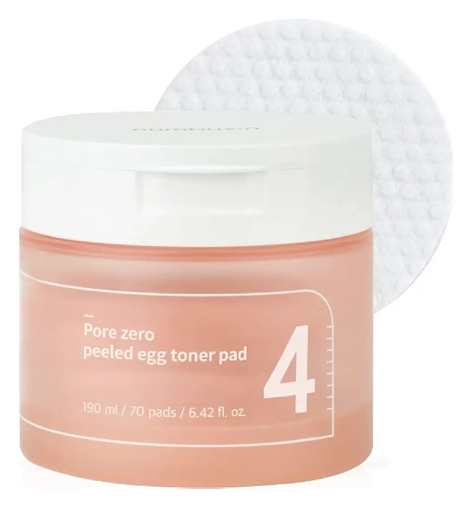 Numbuzin No.4 Pore Zero Peeled Egg Toner Pad