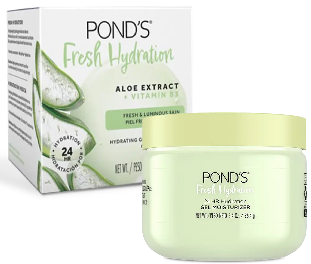 Pond's Fresh Hydration Gel Moisturizer Aloe Extract + Vitamin B3