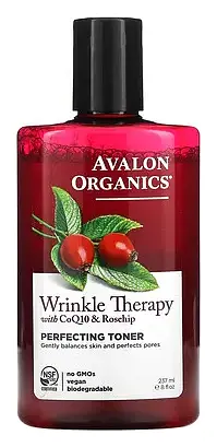 Avalon Organics Wrinkle Therapy with CoQ10 & Rosehip Perfecting Toner