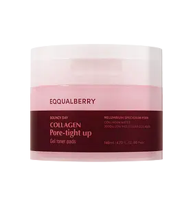Eqqualberry Collagen Pore-Tight Up Gel Toner Pads