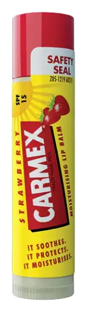Carmex Click-Stick Moisturizing Lip Balm SPF 15 Strawberry