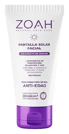 Zoah Anti-Aging Sunscreen UVA/UVB