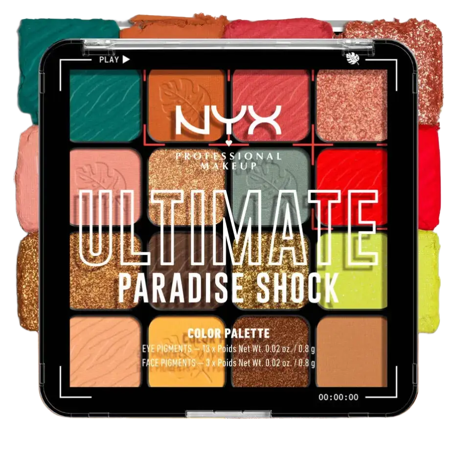 NYX Cosmetics Vegan Ultimate Shadow Palette Paradise Shock