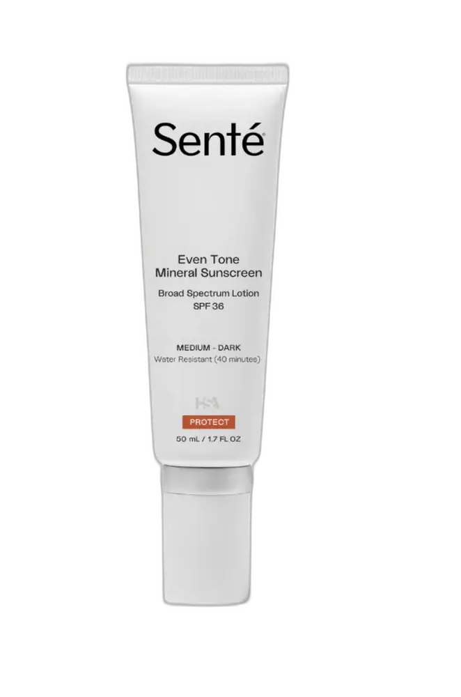 SENTÉ Even Tone Mineral Sunscreen SPF 36 Medium Dark