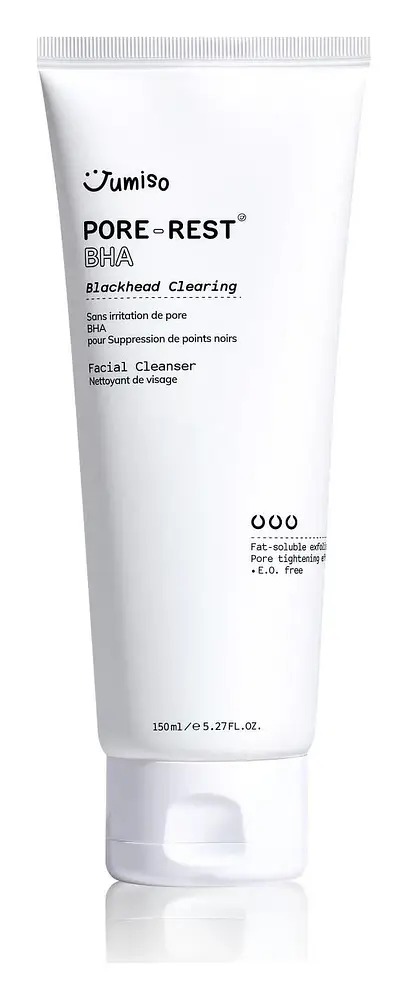 JUMISO Pore-Rest BHA Blackhead Clearing Facial Cleanser