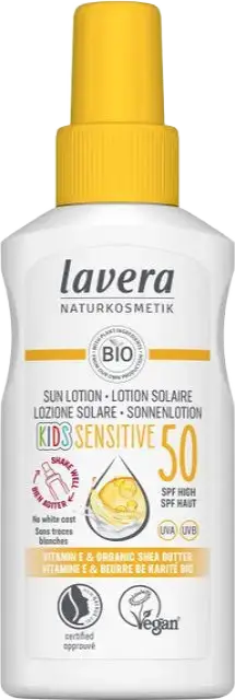 Lavera Kids' Sun Lotion Sensitive SPF 50