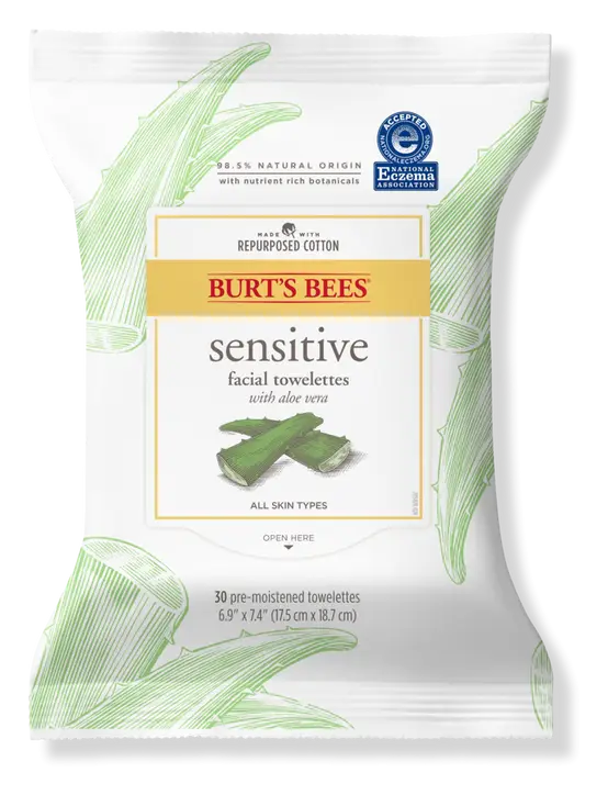 Burt's Bees Sensitive Facial Cleanser Towelettes