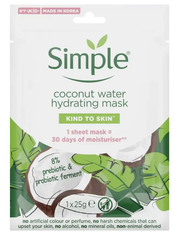 Simple Skincare Kind To Skin Coconut Water Hydrating Mask