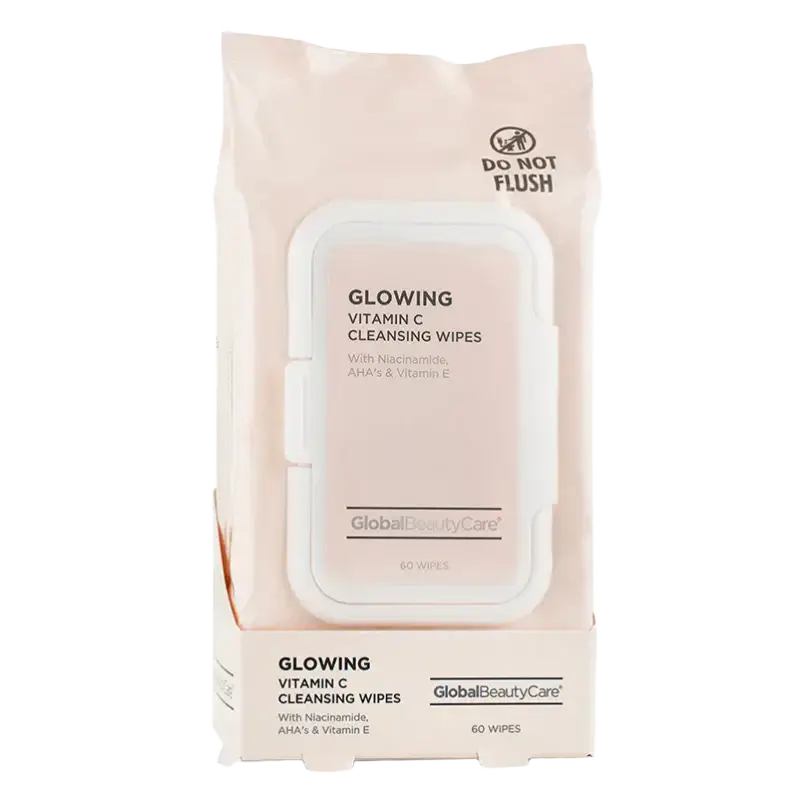 Global Beauty Care Glowing Vitamin C Cleansing Wipes