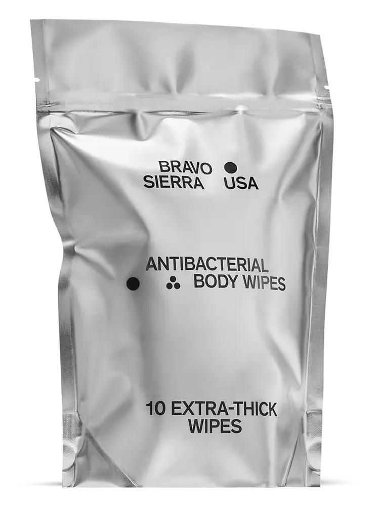 Bravo Sierra Antibacterial Body Wipes