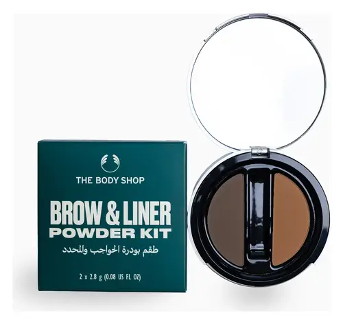 The Body Shop Brow & Liner Powder Kit 903 Raw Umber