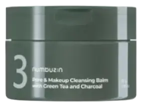 Numbuzin No.3 Pore & Makeup Cleansing Balm with Green Tea and Charcoal