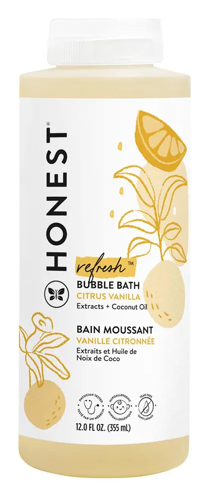 Honest Beauty Bubble Bath Refresh Citrus Vanilla